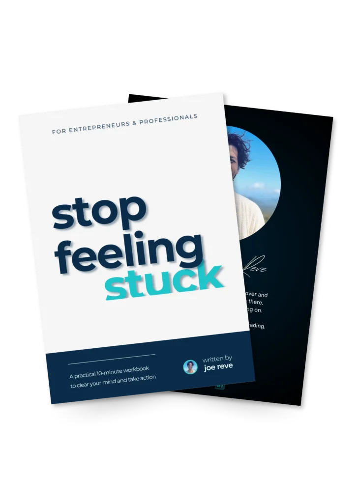 Stop Feeling Stuck Mockup